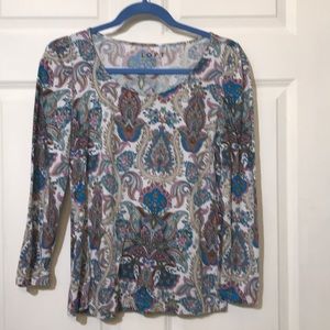 Loft Dressy Long sleeved tee 🦋 NWOT 🦋